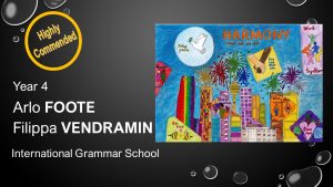 Year 4 Highly Commended